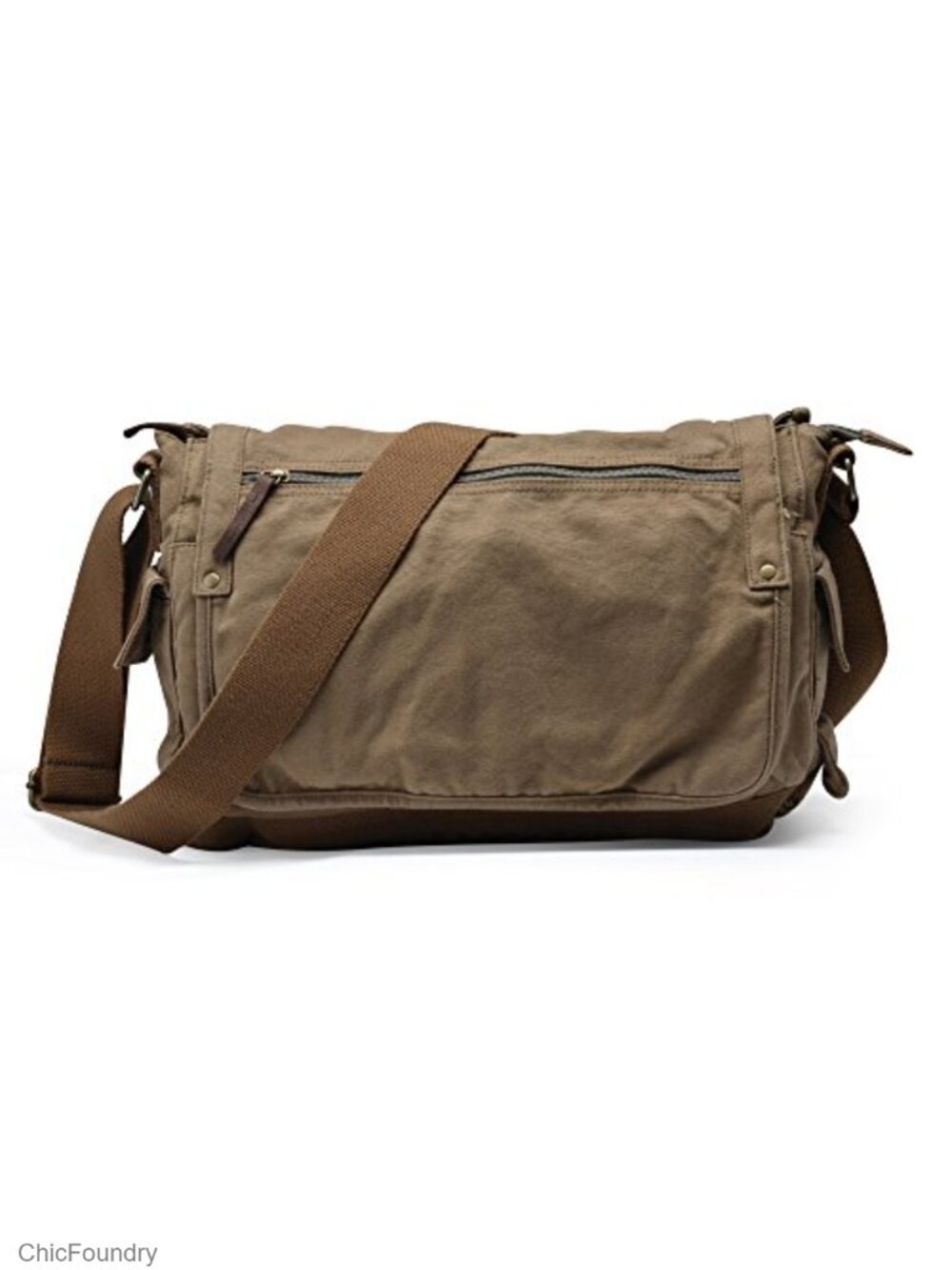 Vintage Canvas Messenger Bag Crossbody Shoulder Satchel Laptop